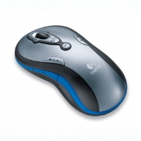 Logitech MediaPlay Cordless Mouse- Blue